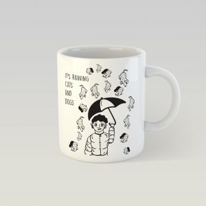 Design-Becher It's raining cats and dogs - Paula Design