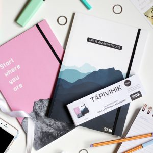 Bullet Journal / Dotted Notizbuch start where you are & life is adventure (2 stk)