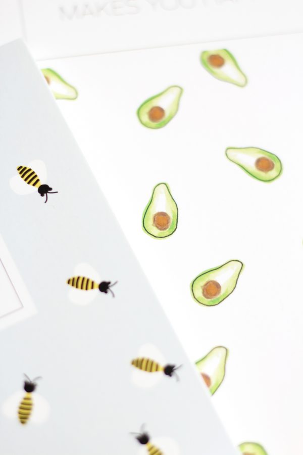Bullet Journal / Dotted Notizbuch  Bees & Avocados (2 stk) – Bild 4