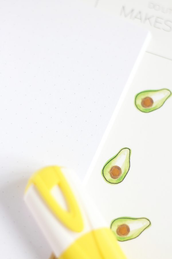 Bullet Journal / Dotted Notizbuch  Bees & Avocados (2 stk) – Bild 3