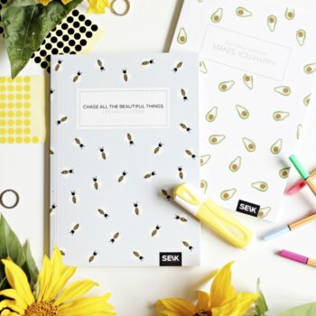 Bullet Journal / Dotted Notizbuch  Bees & Avocados (2 stk)