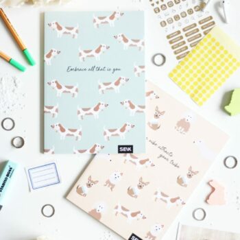 Bullet Journal / Dotted Notizbuch  Dogs & Puppies (2 stk)