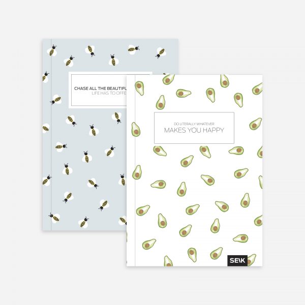 Bullet Journal / Dotted Notizbuch  Bees & Avocados (2 stk) – Bild 2