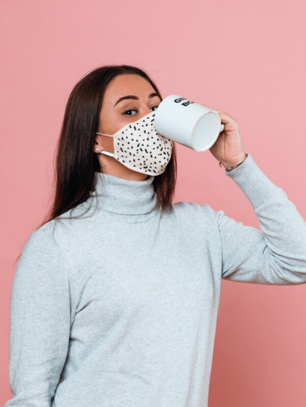 Reusable Cotton Face Mask - Dotted