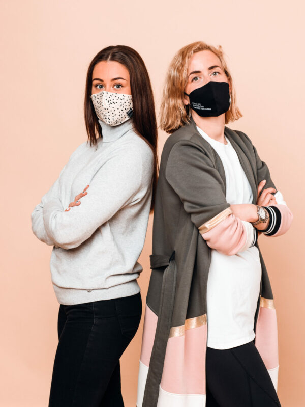 Reusable Cotton Face Mask - Dotted – Bild 4