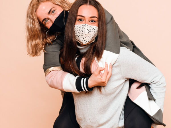 Reusable Cotton Face Mask - Dotted – Bild 3