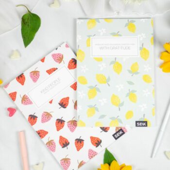 Bullet Journal / Dotted Notizbuch strawberries & lemons (2 stk)
