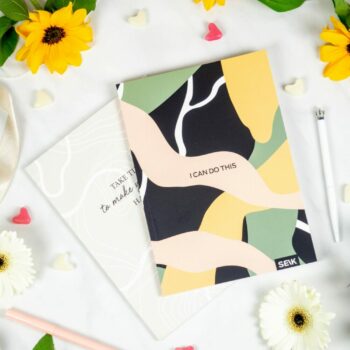 Bullet Journal / Dotted Notizbuch take time & do this (2 stk)