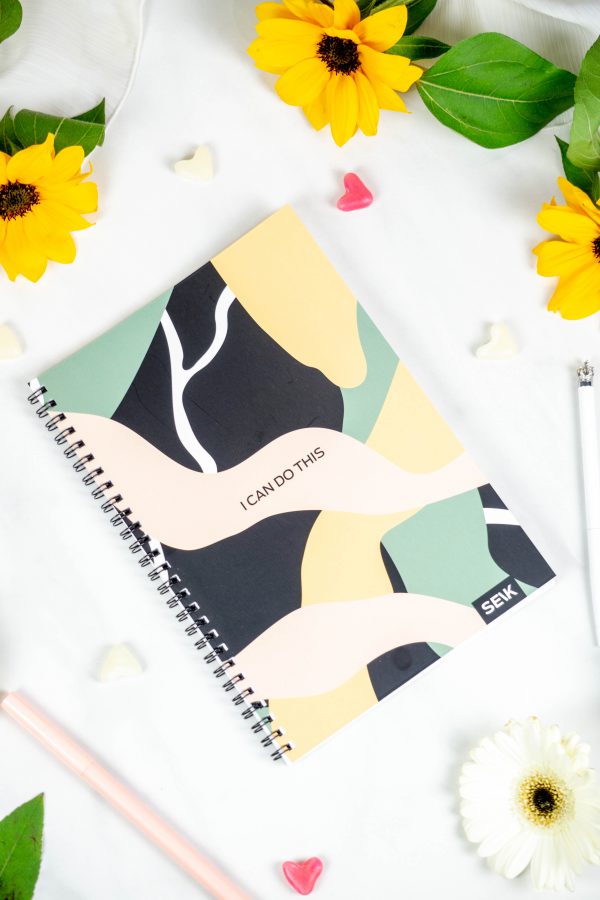 Bullet Journal / Dotted Notizbuch mit Spiralbindung  - I can do this