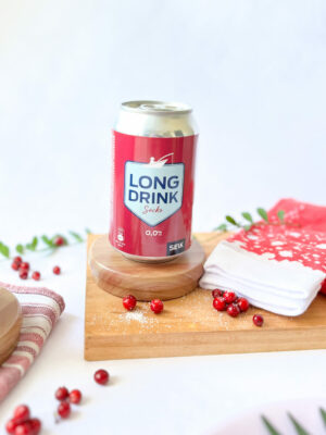 Long Drink Socken - Preiselbeere (Größe 35-40)