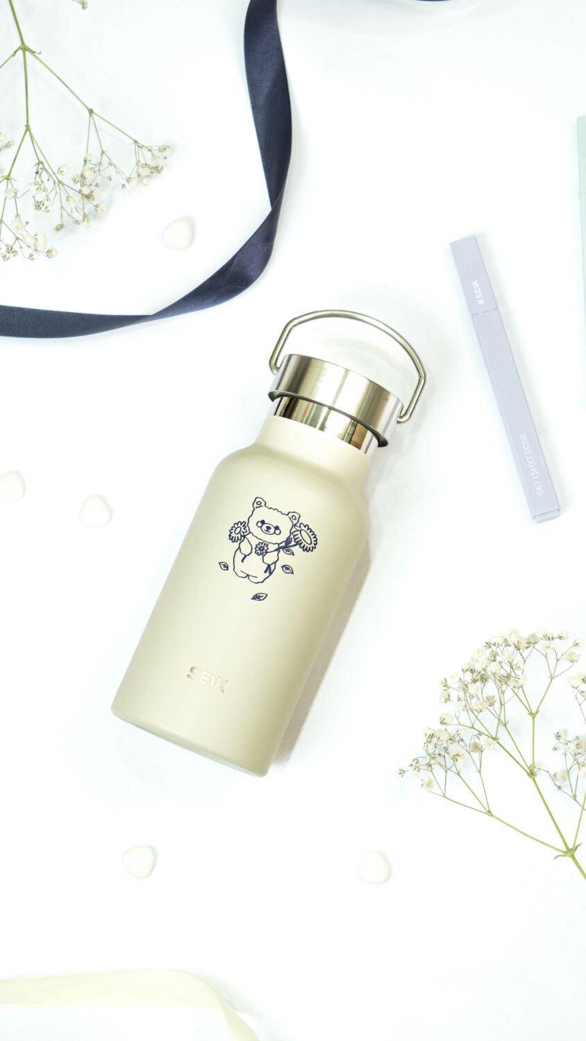 Wasserflasche/Thermos – Bär, 350 ml