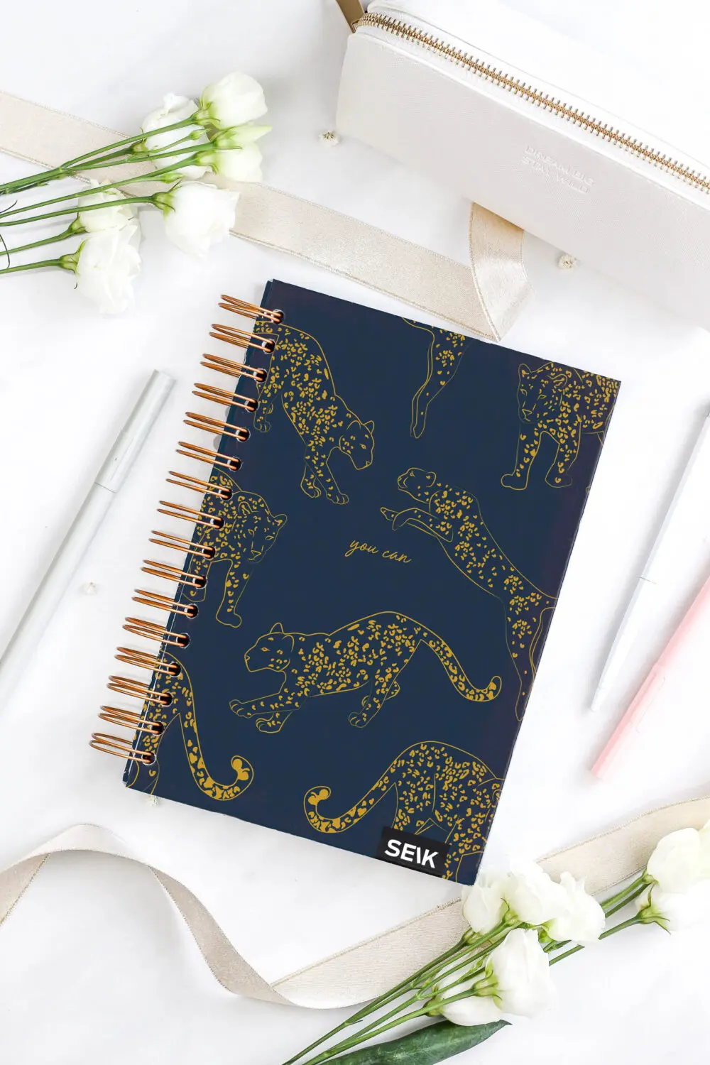 Bullet Journal / Dotted Notizbuch Hardcover Spiralbindung - you can