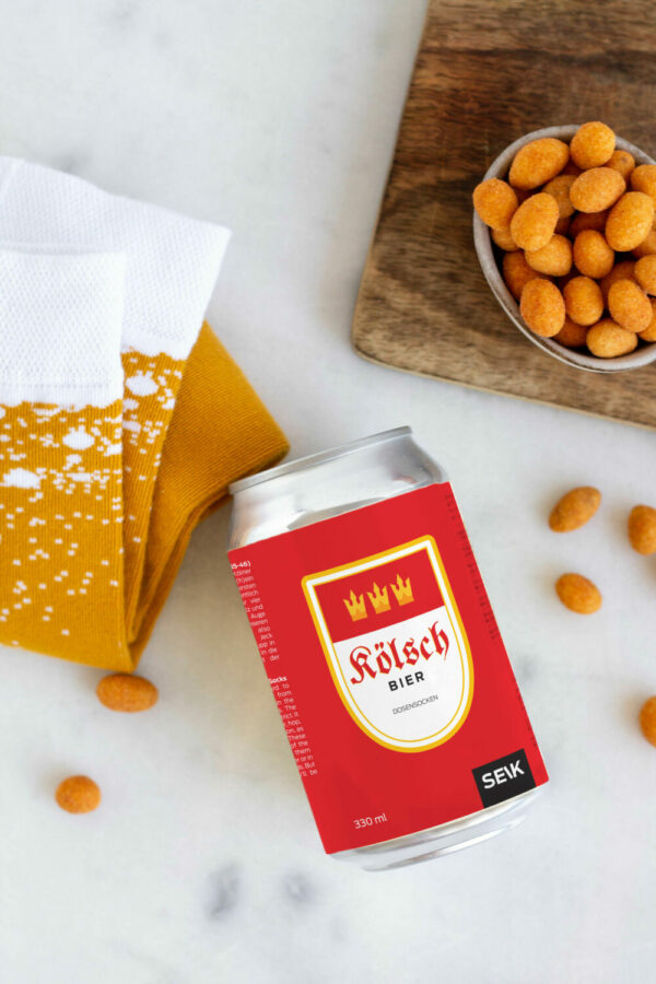 Kölsch Bier Dosensocken (Einheitsgröße 35-46)