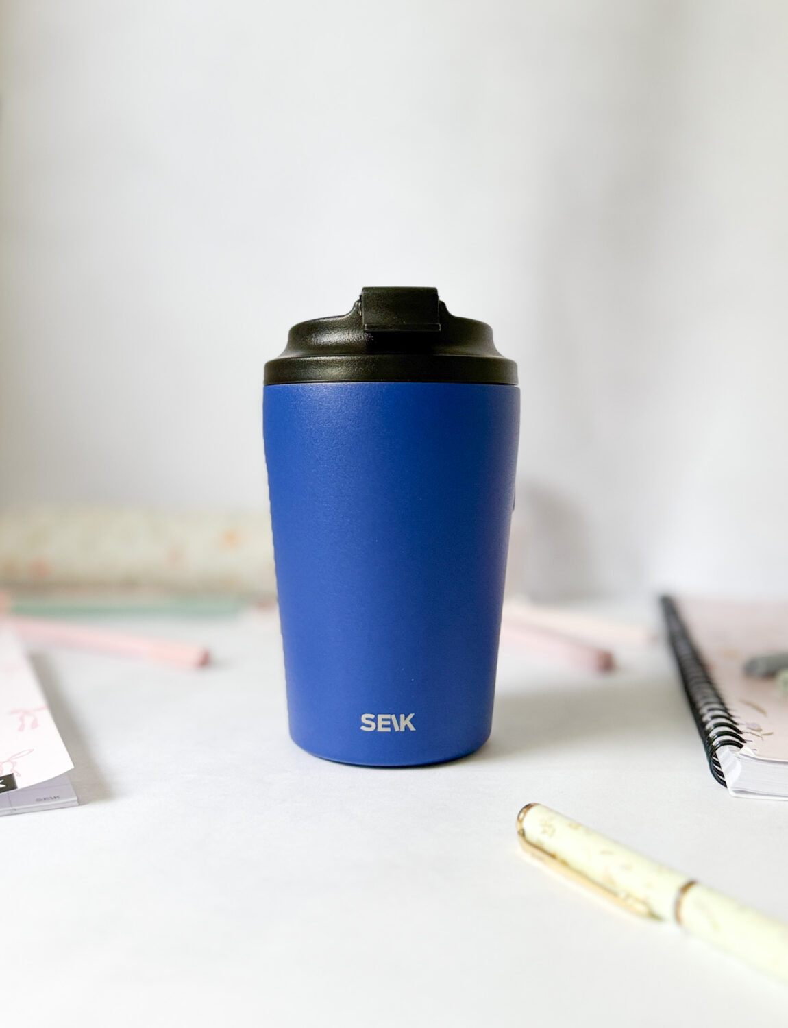 Kaffee-Thermobecher - blau (350ml)