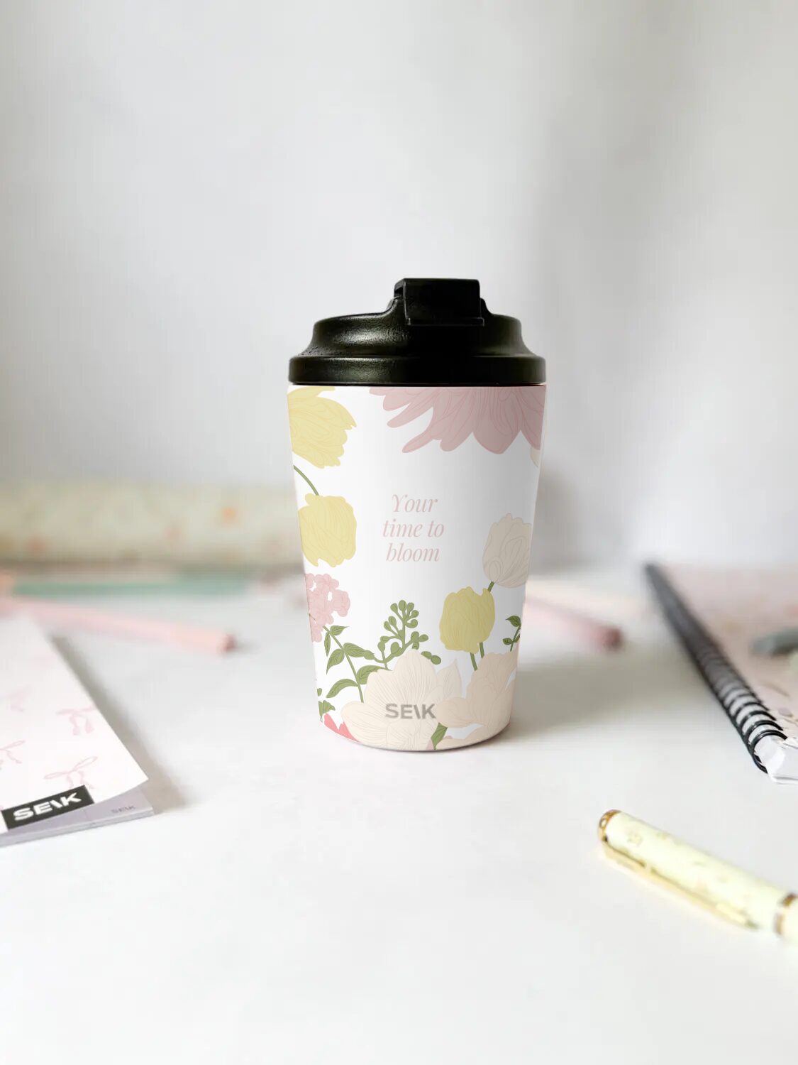 Kaffee-Thermobecher - your time to bloom (350ml)